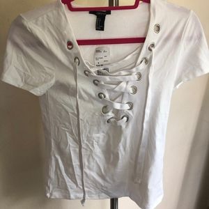white forever 21 t-shirt